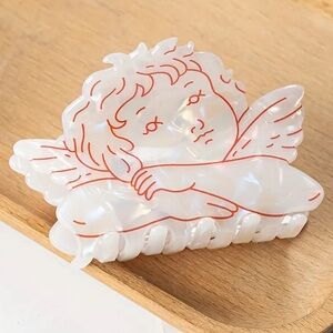 Trendy Acrylic claw hair clip Angel